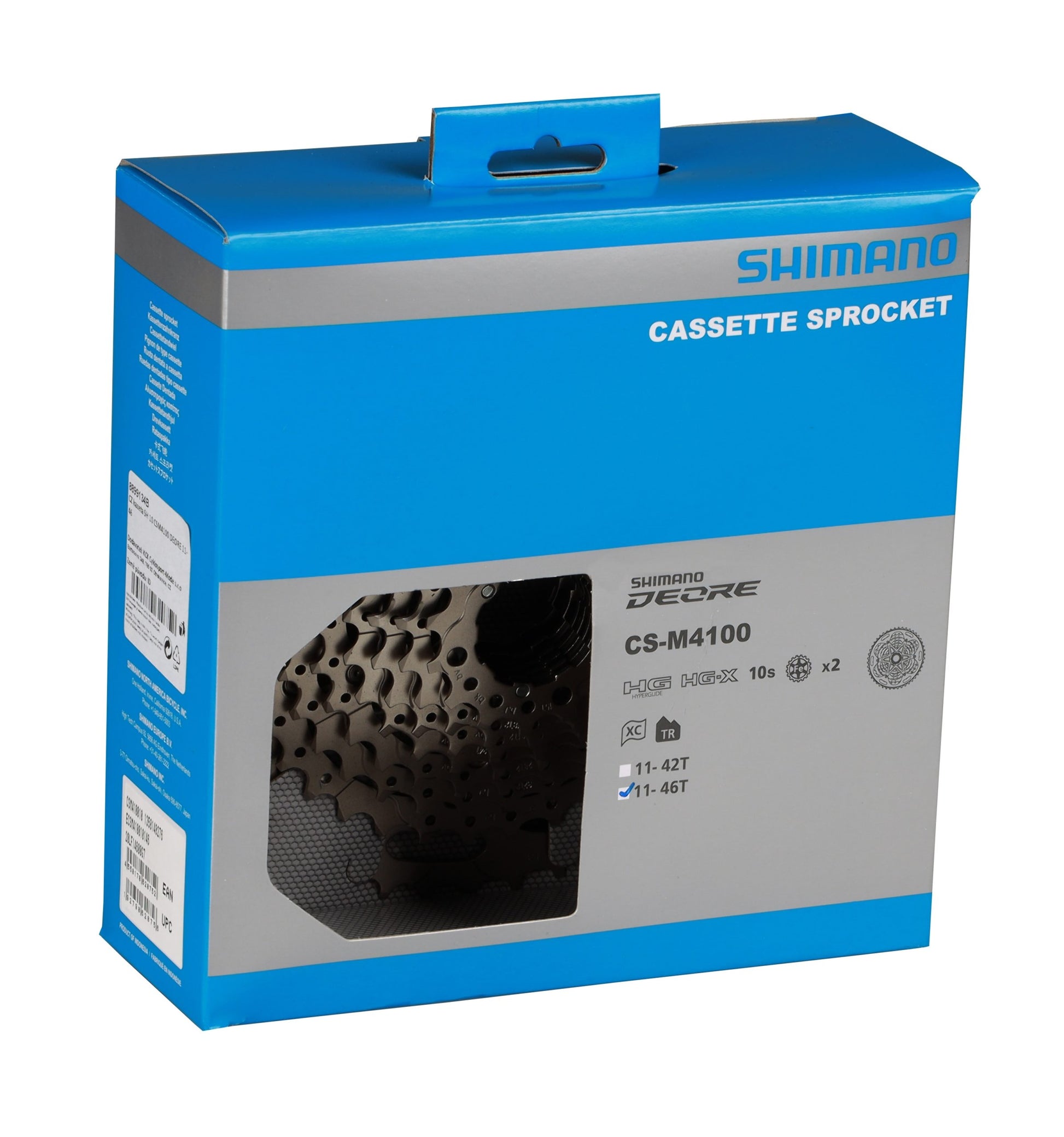 Pacha Cassette Shimano Deore M4100 10vel 11-46 Mtb Biplato
