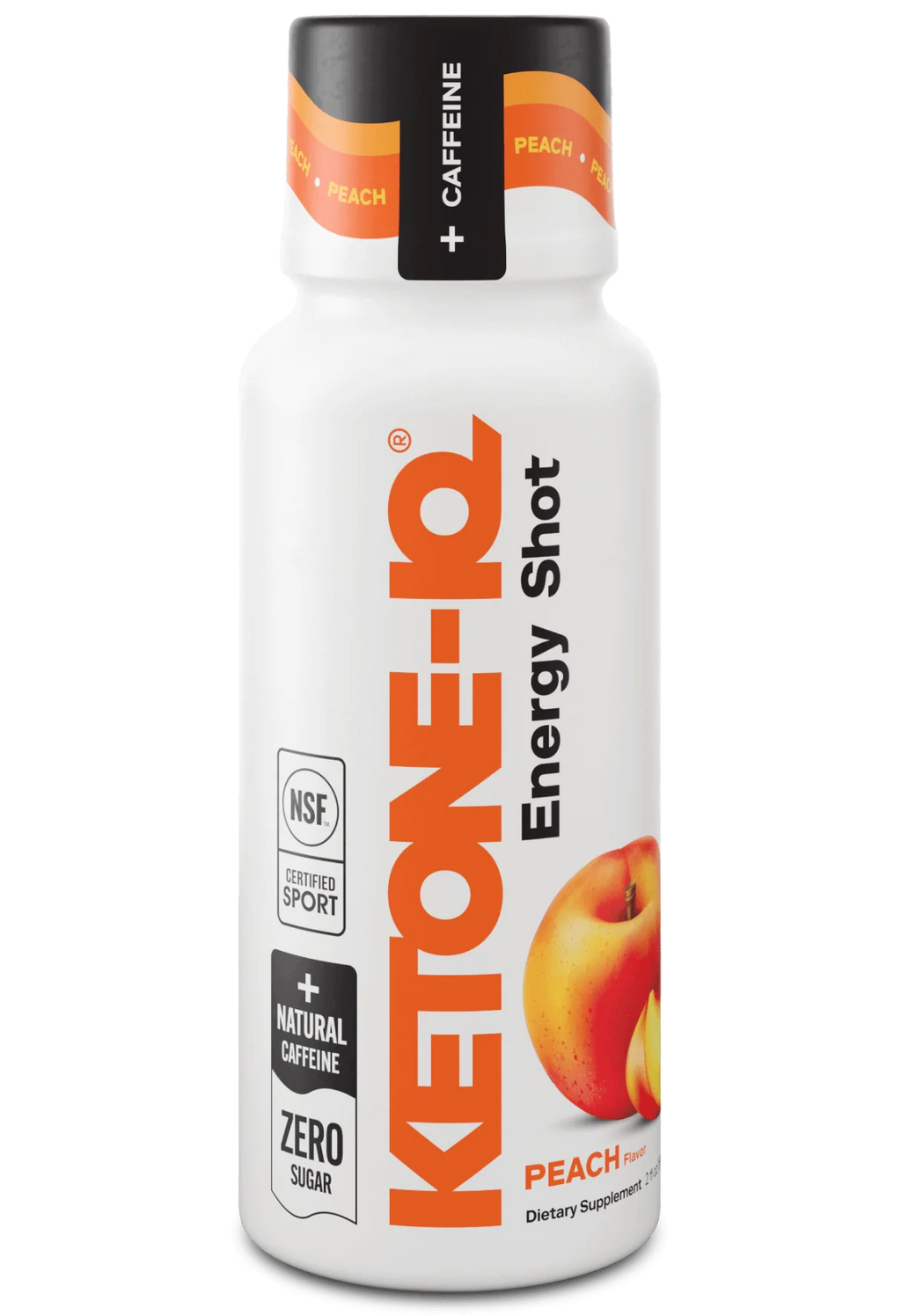 CS NUT KETONE-IQ ENERGY SHOT + CAFEINA PEACH