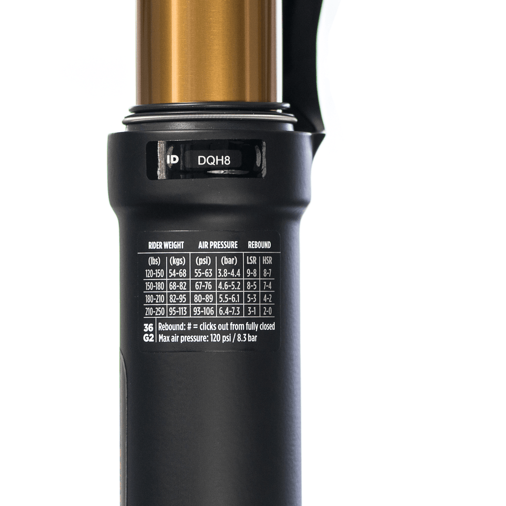 Suspension fox 36 factory kashima 29" gloss black