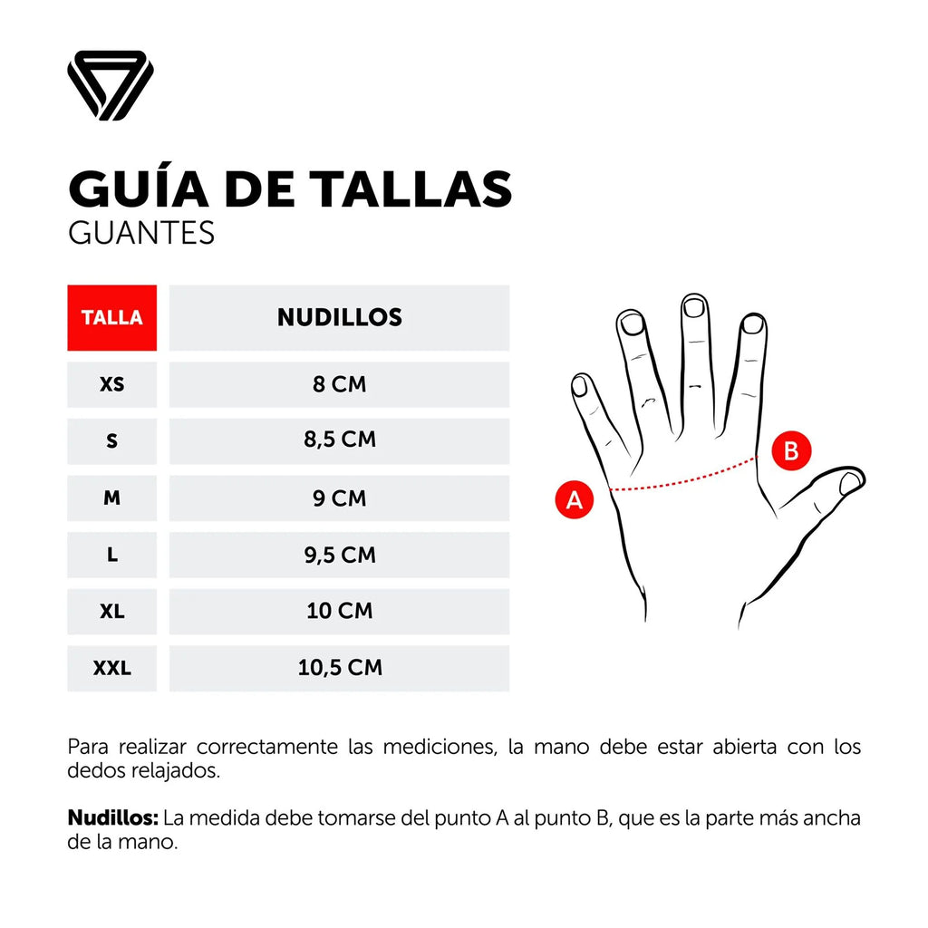Guantes de Ciclismo Cortos GW Full Reflective Negro