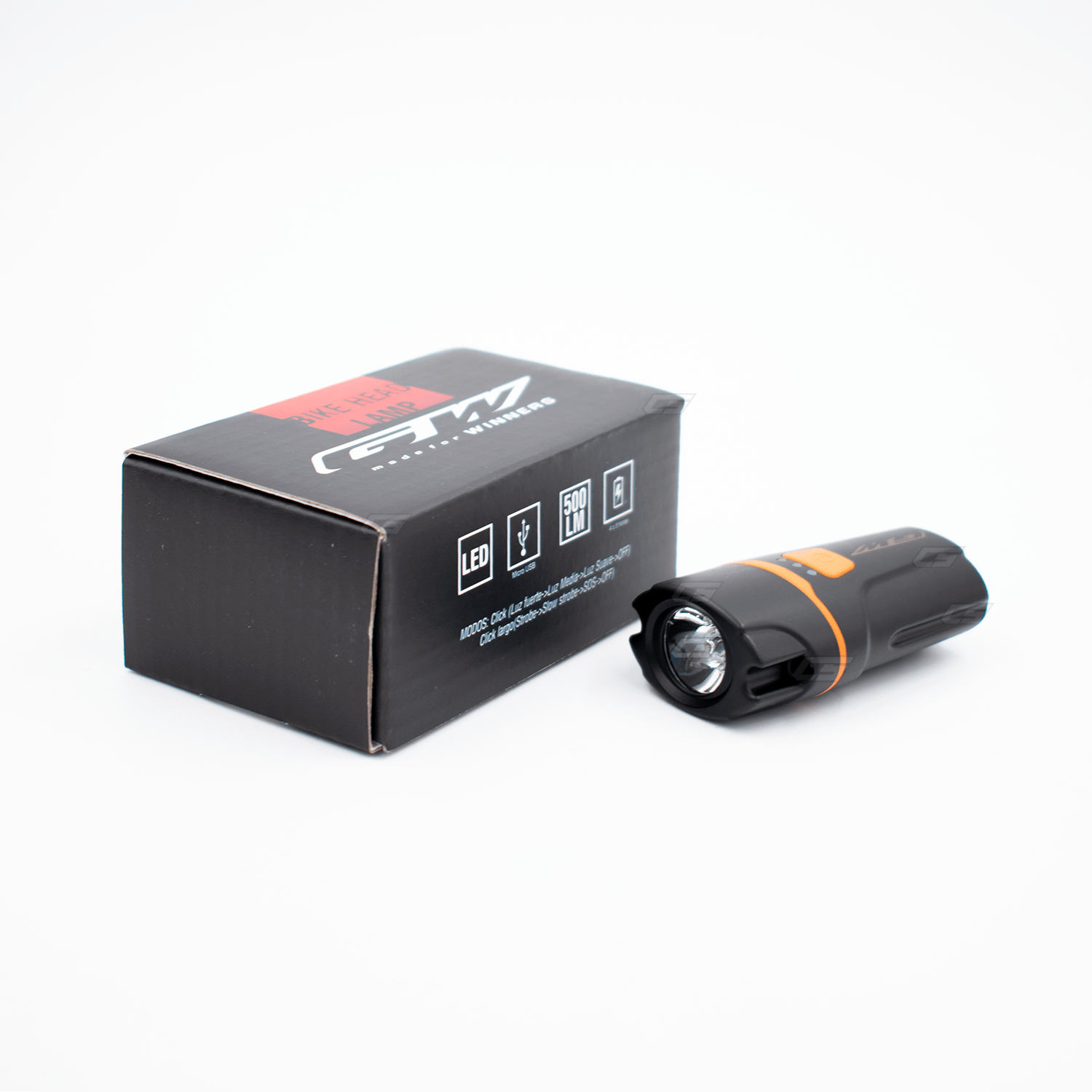 Luz Linterna Bicicleta Delantera Gw Bc11 500 Lumens Mtb Luz pvC