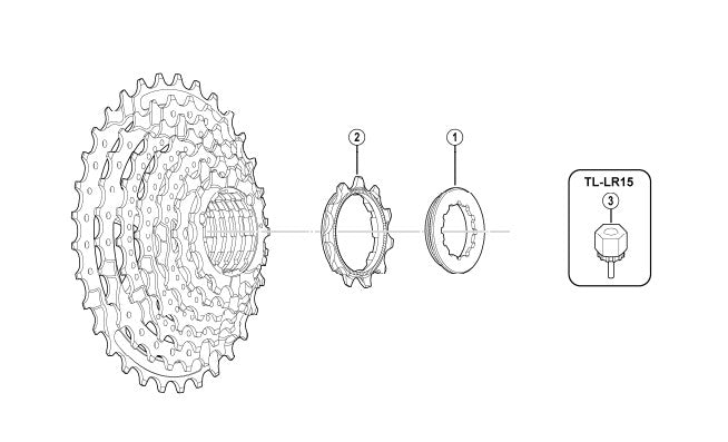 Combo Pacha Cassette CS-Hg41 Shimano 8vel 11-30 + Cadenilla Gw 8/7/6Velocidades