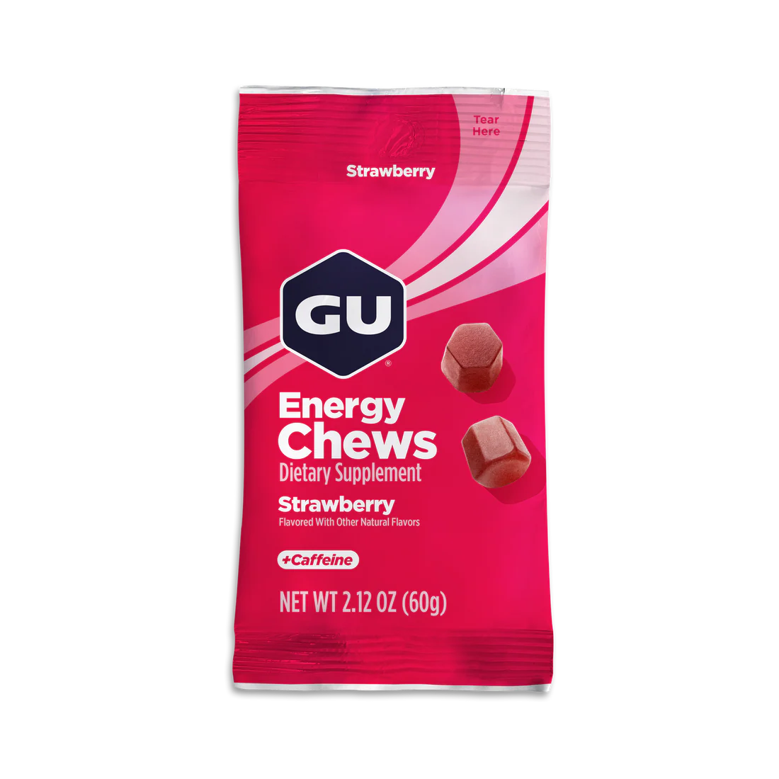 Gomitas Energéticas GU + Cafeína (Fresa)