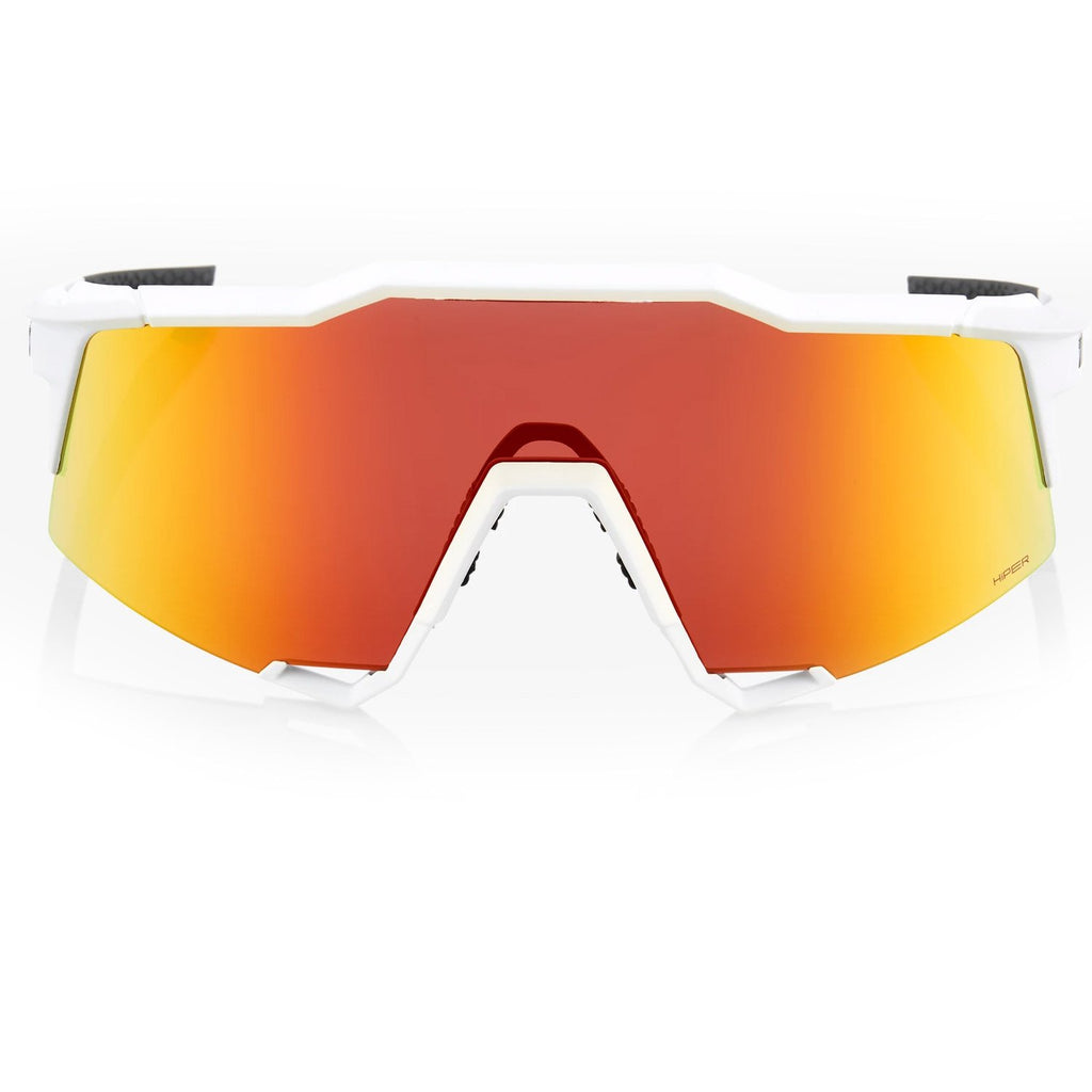 GAFAS 100% Speedcraft Glasses White / Red Multilayer HiPER Lens