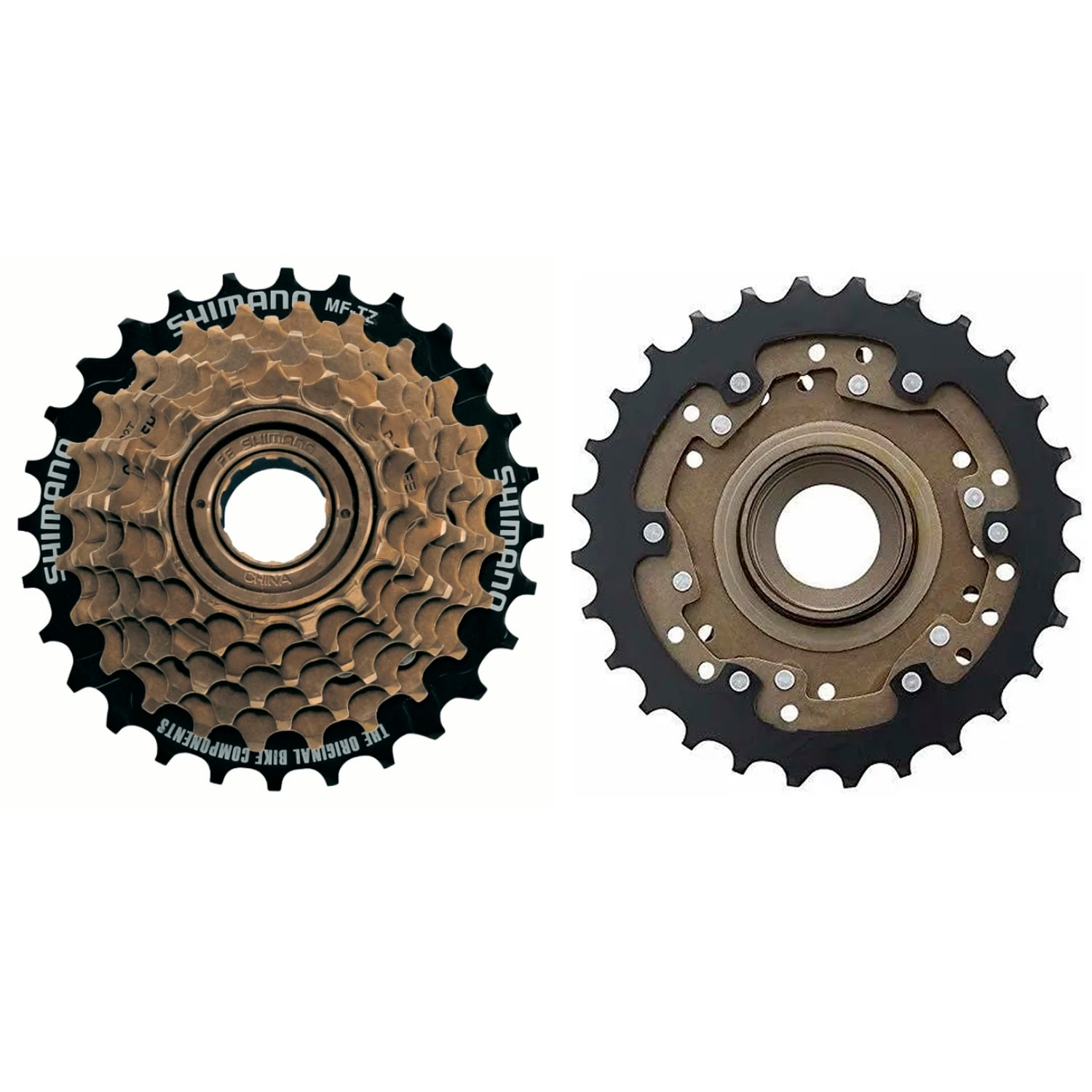 Pacha Shimano Tourney Tz-500 6vel 14-28 Rosca + Cadenilla Gw 8/7/6Velocidades